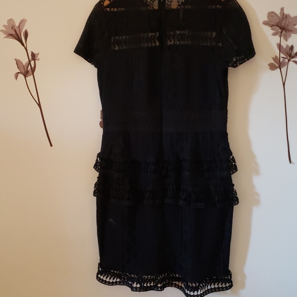 BLACK LACE DRESS - Picture 3 of 6